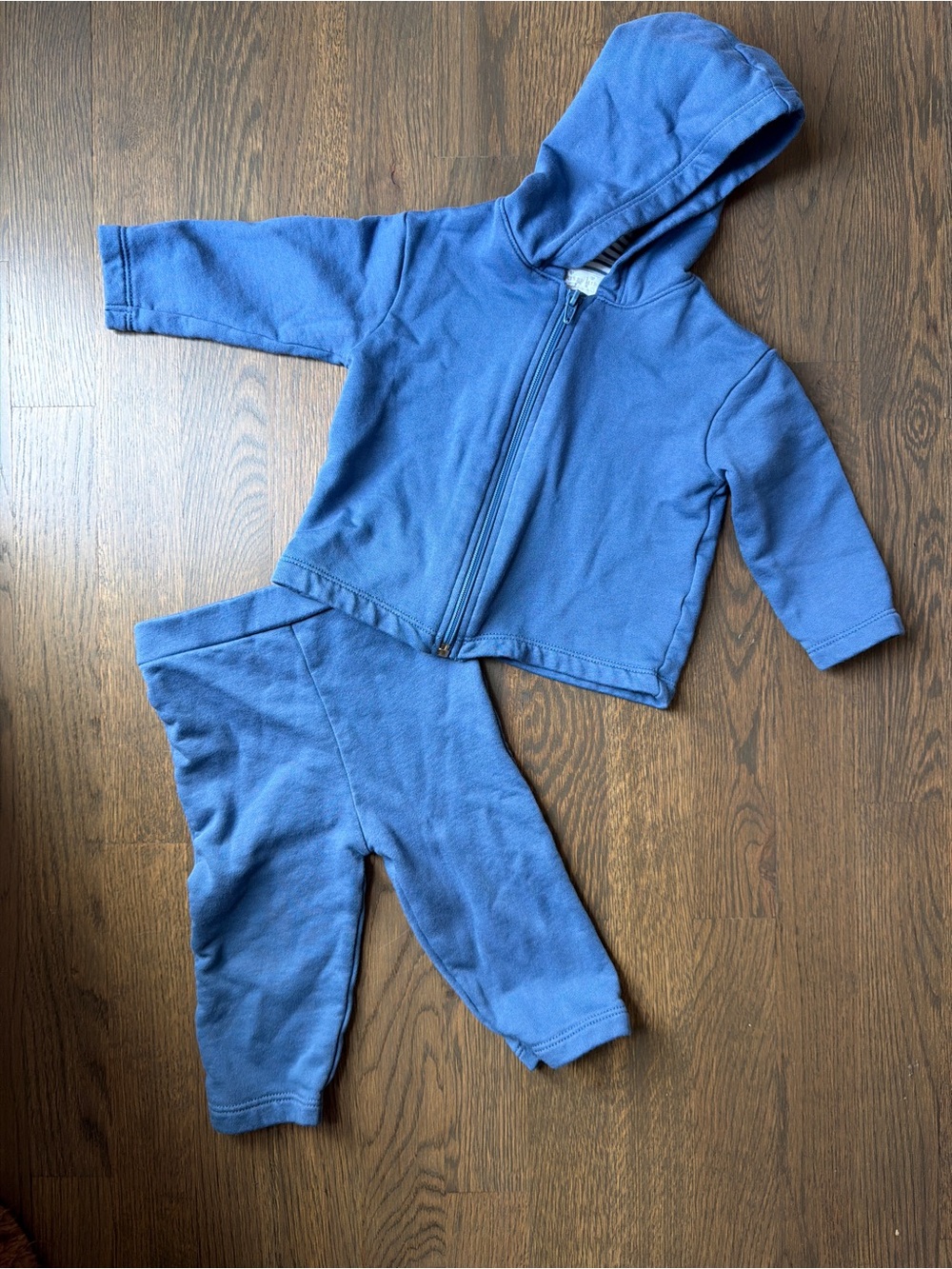 Kissy Kissy Blue Hooded Zip Jacket & Pants Matching Set